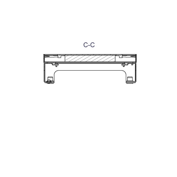 Produktbild UBD 215 203  -  Unterflur-Bodendose UBD 210 small inkl. belegtem Deckel aus Chromstahl, geschlossen, und 2 Bürste
